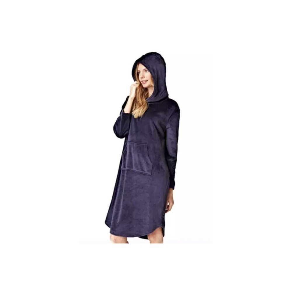 32 Degrees Heat Women Cozy Plus Sleep Lounger Navy SZ S/M